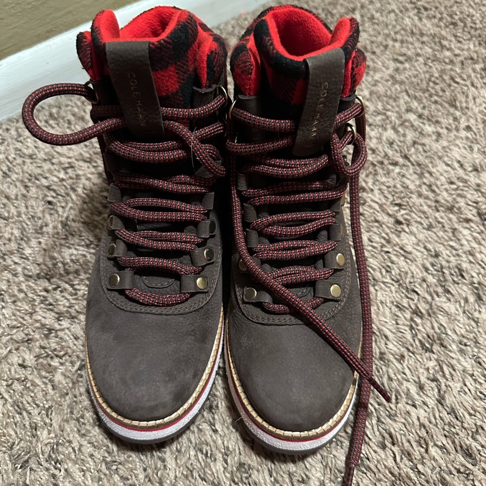 Cole Haan Red and Brown women’s Boots (C324)